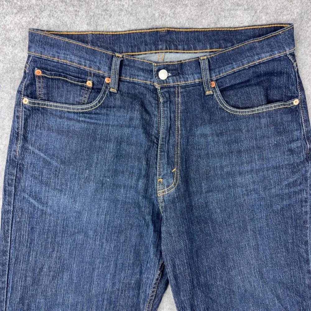 Levi's Jeans Mens 36x32 Blue 550 Relaxed Fit Tapered Leg Dark Wash‎ Denim Pants
